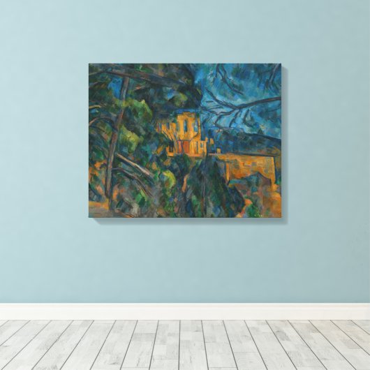Paul Cezanne - Chateau Noir Canvas Afdruk (Insitu (Houten vloer))