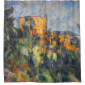Paul Cezanne - Chateau Noir Douchegordijn (Voorkant)