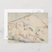 Paul Cezanne-Chateau Noir en Mont Sainte-Victoire Briefkaart (Voorkant / Achterkant)