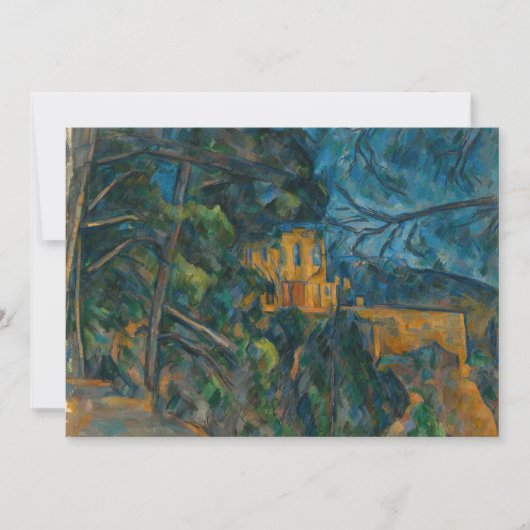 Paul Cezanne - Chateau Noir Kaart (Voorkant)