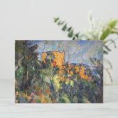 Paul Cezanne - Chateau Noir Kaart (Staand voorkant)
