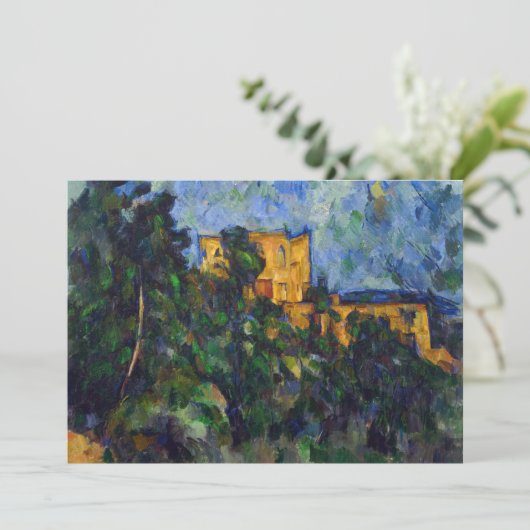 Paul Cezanne - Chateau Noir Kaart (Staand voorkant)