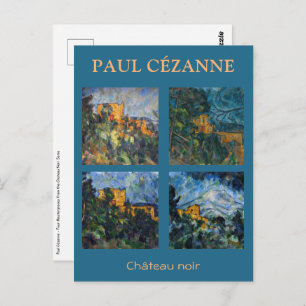 Paul Cezanne - Chateau Noir Mastersheets selectere Briefkaart