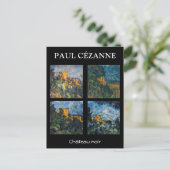 Paul Cezanne - Chateau Noir Mastersheets selectere Briefkaart (Staand voorkant)