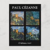 Paul Cezanne - Chateau Noir Mastersheets selectere Briefkaart (Voorkant)