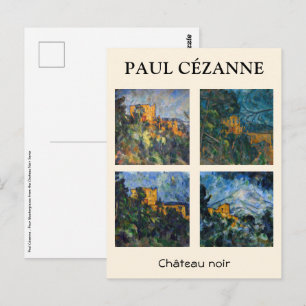 Paul Cezanne - Chateau Noir Mastersheets selectere Briefkaart