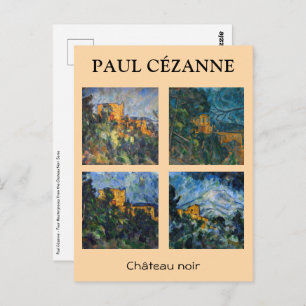 Paul Cezanne - Chateau Noir Mastersheets selectere Briefkaart