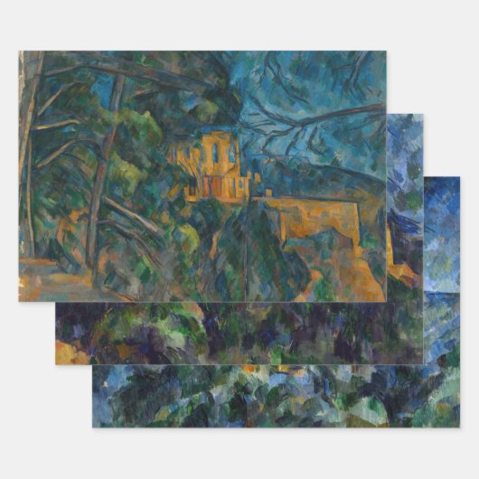 Paul Cezanne - Chateau Noir Mastersheets selectere Inpakpapier Vel (Set)