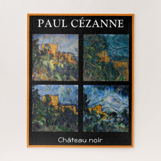 Paul Cezanne - Chateau Noir Mastersheets selectere Legpuzzel (Verticaal)