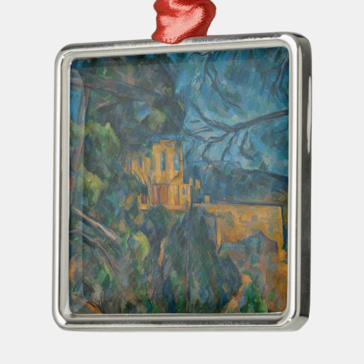 Paul Cezanne - Chateau Noir Metalen Ornament (Links)