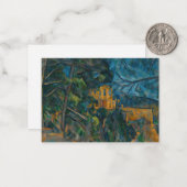 Paul Cezanne - Chateau Noir Notitiekaartje (Voorkant / Achterkant in situ)