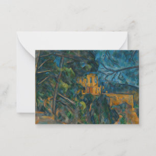 Paul Cezanne - Chateau Noir Notitiekaartje