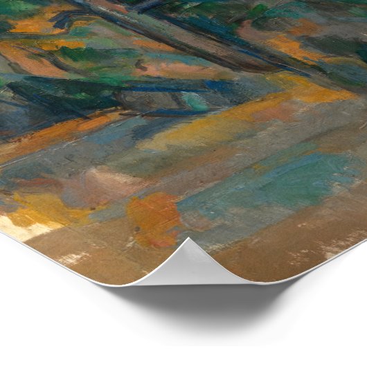 Paul Cezanne - Chateau Noir Poster (Hoek)