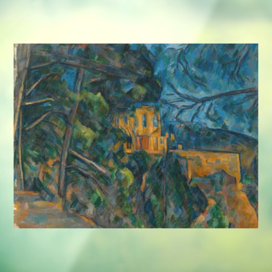 Paul Cezanne - Chateau Noir Raamsticker (Vel 3)