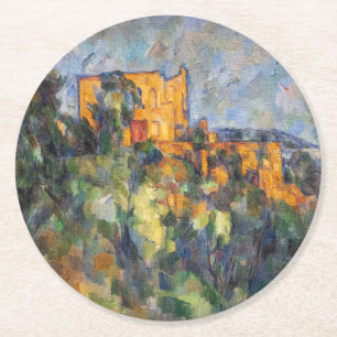 Paul Cezanne - Chateau Noir Ronde Kartonnen Onderzetter