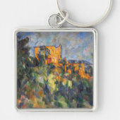 Paul Cezanne - Chateau Noir Sleutelhanger (Voorkant)