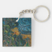 Paul Cezanne - Chateau Noir Sleutelhanger (Achterkant)