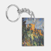 Paul Cezanne - Chateau Noir Sleutelhanger (Voorkant Links)