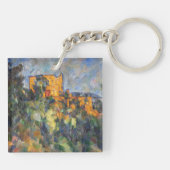Paul Cezanne - Chateau Noir Sleutelhanger (Achterkant)