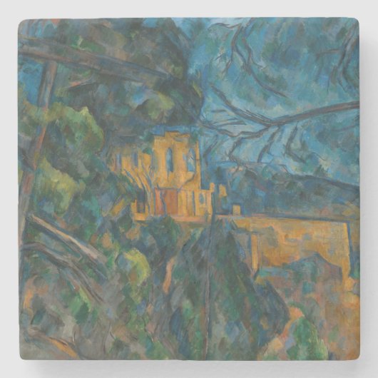 Paul Cezanne - Chateau Noir Stenen Onderzetter (Voorkant)