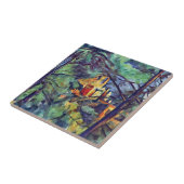 Paul Cezanne - Chateau Noir The Black Manor Tegeltje (Zijkant)