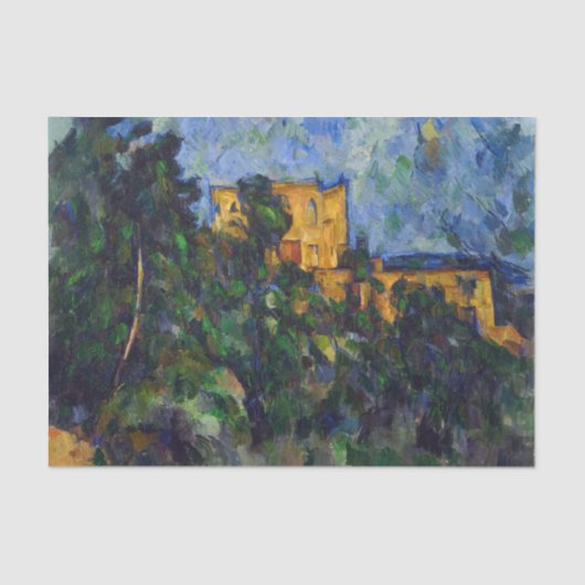 Paul Cezanne - Chateau Noir Tissuepapier (Voorkant)