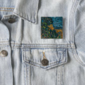 Paul Cezanne - Chateau Noir Vierkante Button 5,1 Cm (In situ)