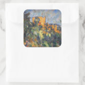 Paul Cezanne - Chateau Noir Vierkante Sticker (Tas)