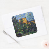 Paul Cezanne - Chateau Noir Vierkante Sticker (Envelop)