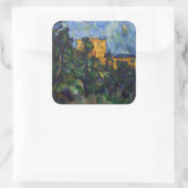 Paul Cezanne - Chateau Noir Vierkante Sticker (Tas)