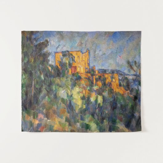 Paul Cezanne - Chateau Noir Wandkleed (Voorkant (horizontaal))