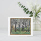 Paul Cezanne | Chestnut Trees te Jas de Bouffan, c Briefkaart (Staand voorkant)