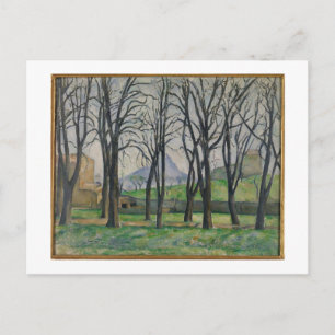 Paul Cezanne Chestnut Trees te Jas de Bouffan, c Briefkaart