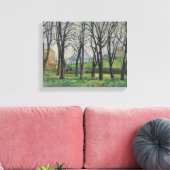 Paul Cezanne | Chestnut Trees te Jas de Bouffan, c Canvas Afdruk (Insitu (Woonkamer))