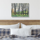 Paul Cezanne | Chestnut Trees te Jas de Bouffan, c Canvas Afdruk (Insitu (Slaapkamer))