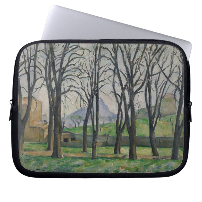 Paul Cezanne | Chestnut Trees te Jas de Bouffan, c Laptop Sleeve (Voorkant)