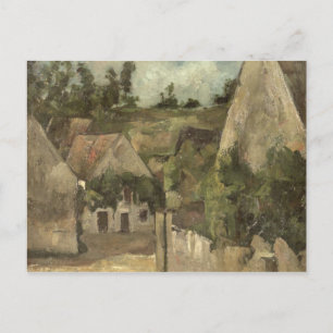 Paul Cezanne Crossroad at the Rue Remy, Auvers Briefkaart