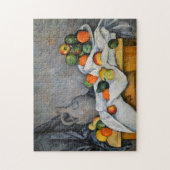 Paul Cezanne - Curtain, Jug en Fruit Bowl Legpuzzel (Verticaal)