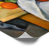 Paul Cezanne - Curtain, Jug en Fruit Bowl Poster (Hoek)