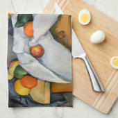 Paul Cezanne - Curtain, Jug en Fruit Bowl Theedoek (Quarter Fold)