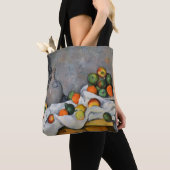 Paul Cezanne - Curtain, Jug en Fruit Bowl Tote Bag (Dichtbij)