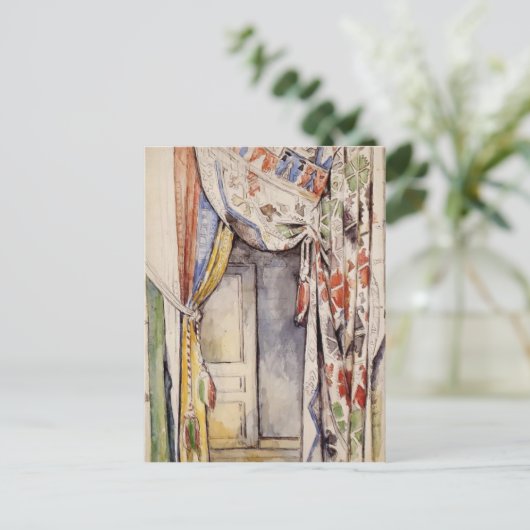 Paul Cezanne-Curtains Briefkaart (Staand voorkant)