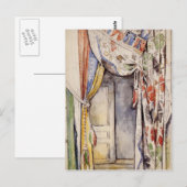 Paul Cezanne-Curtains Briefkaart (Voorkant / Achterkant)