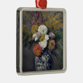 Paul Cezanne | Dahlias, c.1873 Metalen Ornament (Rechts)
