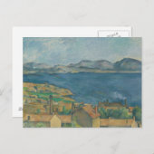 Paul Cezanne - De baai van Marseille Briefkaart (Voorkant / Achterkant)