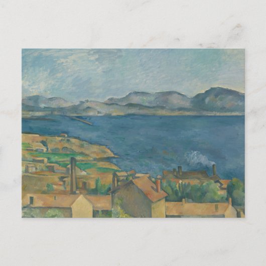 Paul Cezanne - De baai van Marseille Briefkaart (Voorkant)