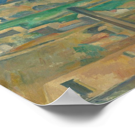 Paul Cezanne - De baai van Marseille Poster (Hoek)