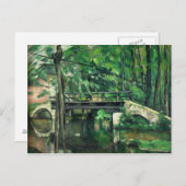 Paul Cezanne | De brug in Maincy of de brug Briefkaart (Voorkant / Achterkant)