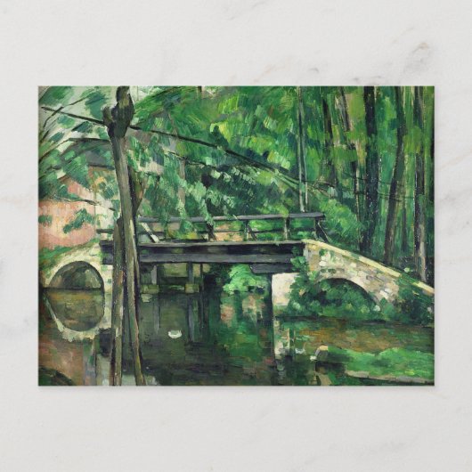 Paul Cezanne | De brug in Maincy of de brug Briefkaart (Voorkant)