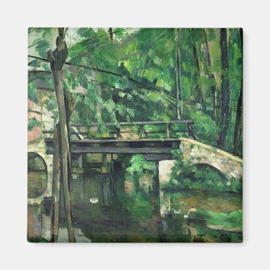 Paul Cezanne | De brug in Maincy of de brug Magneet (Voorkant)